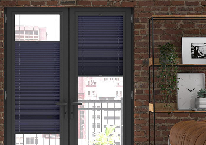 Pleated (Blackout), Navy - Perfect Fit Blind - Image 3